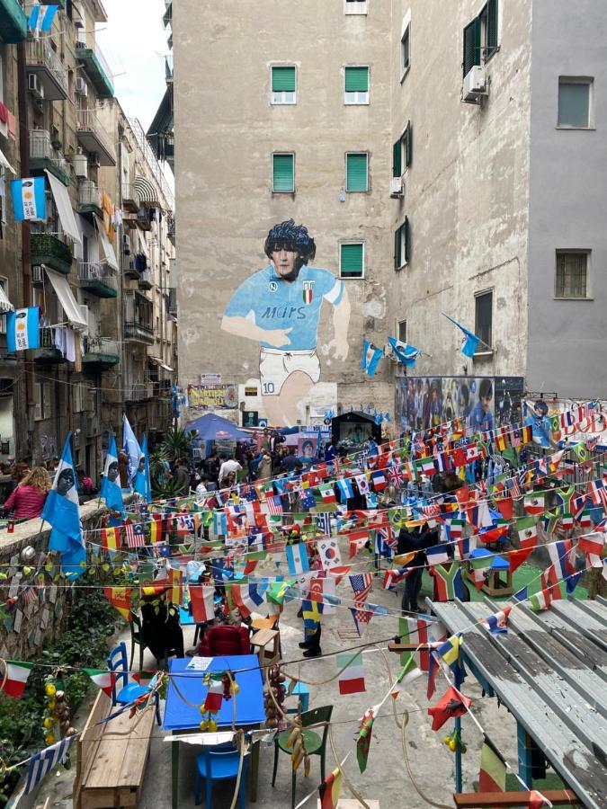 Geman Flat - 1 Min Maradona Mural Неаполь Экстерьер фото