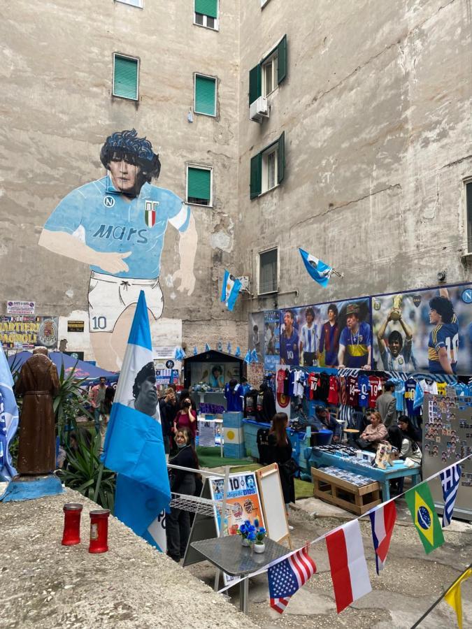 Geman Flat - 1 Min Maradona Mural Неаполь Экстерьер фото